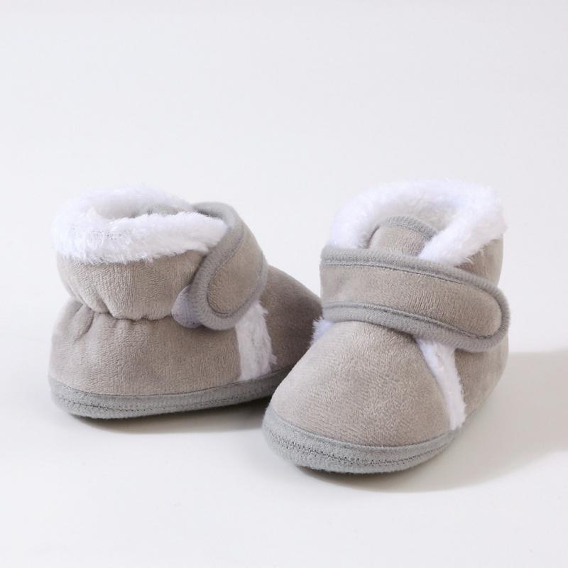Baby Cotton Shoes Winter Warm Infant Shoes Soft Soled Plush Baby Shoes