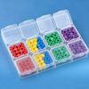 DIY Perler Beads Storage Organizer 28 Grids Clear Box for Handmade Craft Hardware Small Components