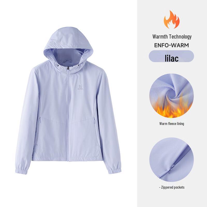 Camel Outdoor Windproof and Waterproof Hooded Softshell Jacket
