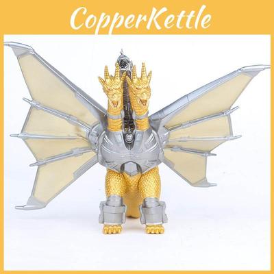 Stupenda Figura Giocattolo da Collezione Godzilla Mostro Mecha King Ghidorah Drago a 3 Teste da 8 pollici Regalo