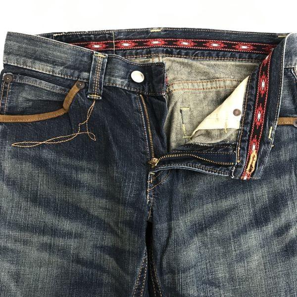 Made in Japan EDWIN 434XVS Exclusive Vintage Western Straight Denim Pants Men W30 L78 cBH617-a(USED)