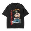 Washed T Shirt Dragon Ball Z Hip Hop Fashion T-Shirts Harajuku Anime Saiyan Dbz Streetwear Cotton Summer Tees for Men Women