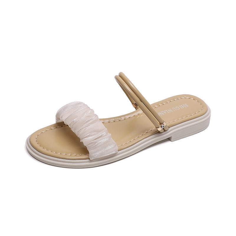 

Pick up girl 9030-43 French small sandals women s 2025 new summer Rome with skirt fashion flats 39 жёлтый