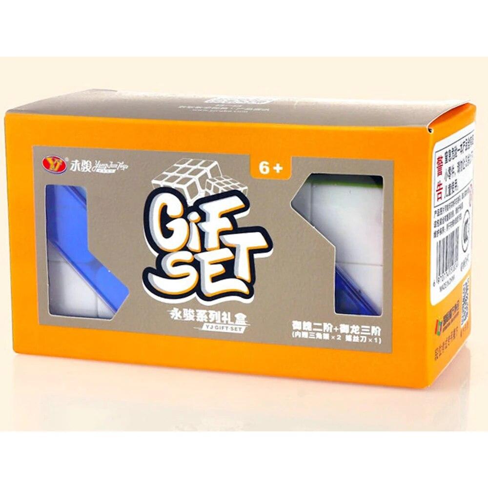 2x2 3x3 Pazel Cube Set YJ YongJun Pocket 222 333 Yulong Yupo Puzle Hungarian Speedcube Toy from 4 Year Brain Training Kids Learn