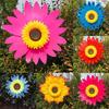 Multistyles Rotating Sunflower PVC Garden Yard Wind Spinner  Outdoor Party Picnic Decor