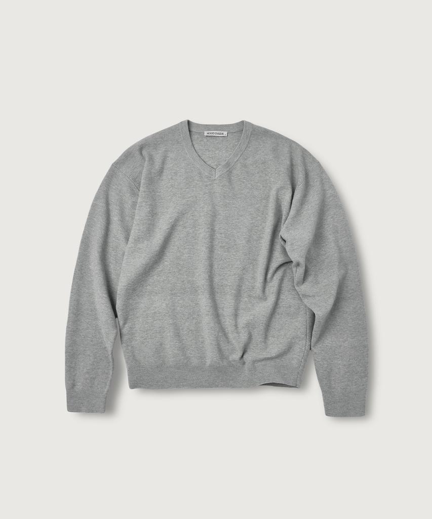 MOOD INSIDE Essential Mood V-Neck Knit_7 Colors