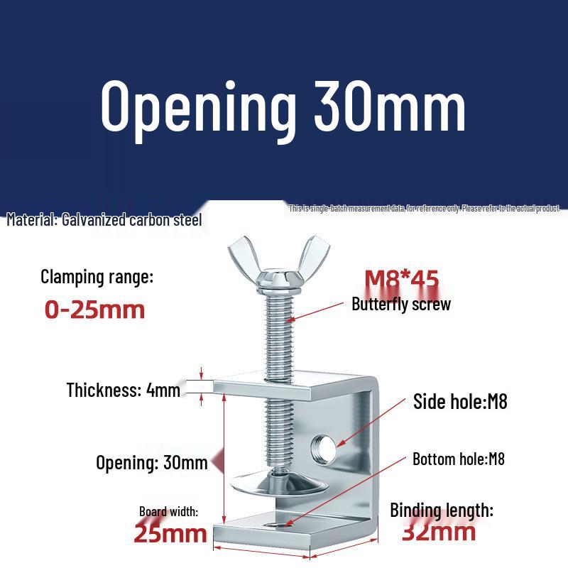 304 Tiger Clip U-Shaped Woodworking G-Clamp