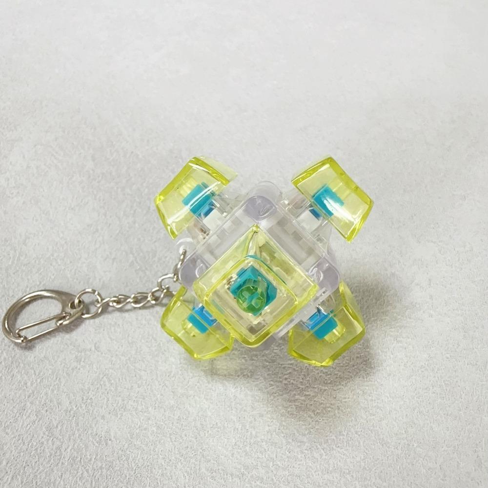 Relaxing 6 Keys Magic Ball Fidget Keychain DIY Keyboard Keycap Finger Keyboard Cap Pass The Time Keys Button Pinch Adult