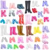 Mixed Style 10Pcs/Lot 11.5'' Girl Doll Shoes Daily Wear Sport Shoes High Heels Boots Sandals Colorful Accessories Kids Toy Gift