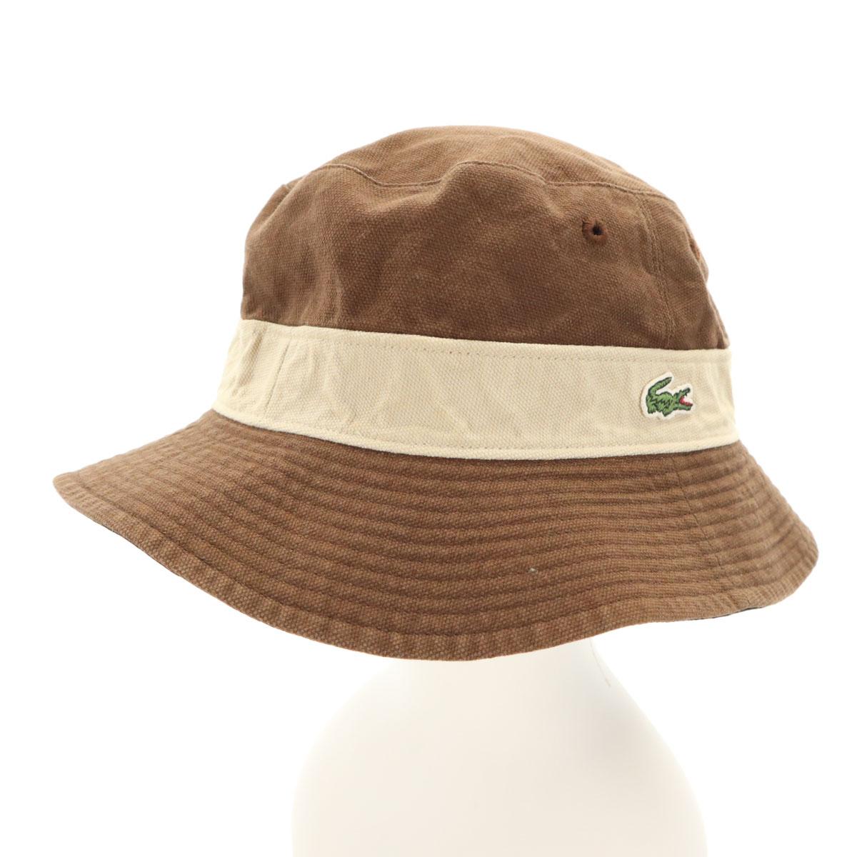 

LACOSTE reversible hat Brown Men s Used