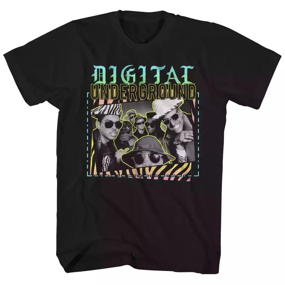 

Digital Underground Black T-Shirt Cotton Full Size Unisex Unisex T-Shirt S
