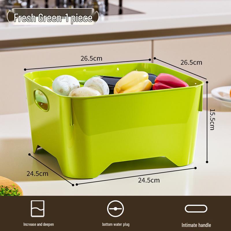 

Multi-functional Kitchen Sink Draining and Washing Basket for Vegetables, Fruits, Rice, and More