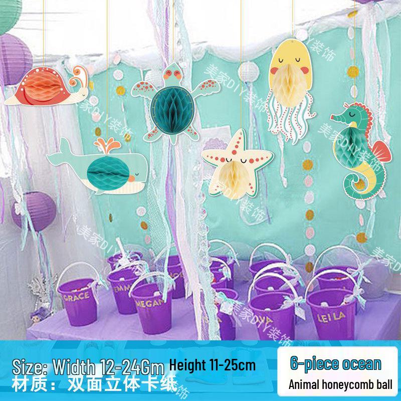 Ocean-Themed Jellyfish Hanging Decorations for Kindergarten Summer & Back-to-School