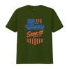 Snap On Tools T Shirt American Flag Car Print Mens vintage Washed Versatile Comfortable Casual homme Slightly graphic