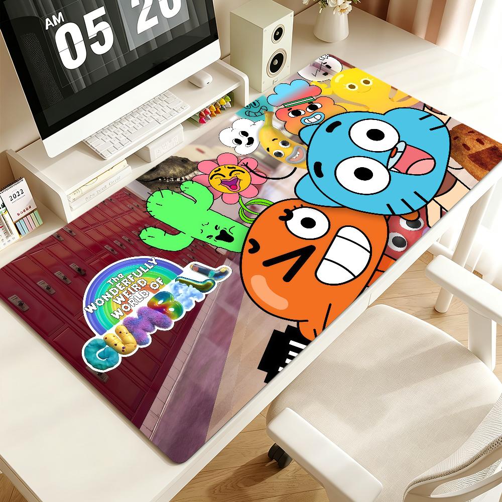Cute Amazing World of G-Gumball Mouse Pad Non-slip Thickened MousePad Student Cushion Large Writing Gaming Lockedge Office