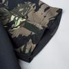 TRIES Men's Summer Printed Draped Short Sleeve Shirt