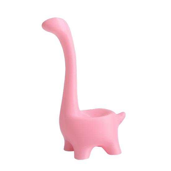 

Dinosaur Jewelry Ring Holder 3D Printed Cute Dinosaur Engagement Wedding Ring Stand Desktop Accessory Organizer Bridal Shower Gift for Women розовый