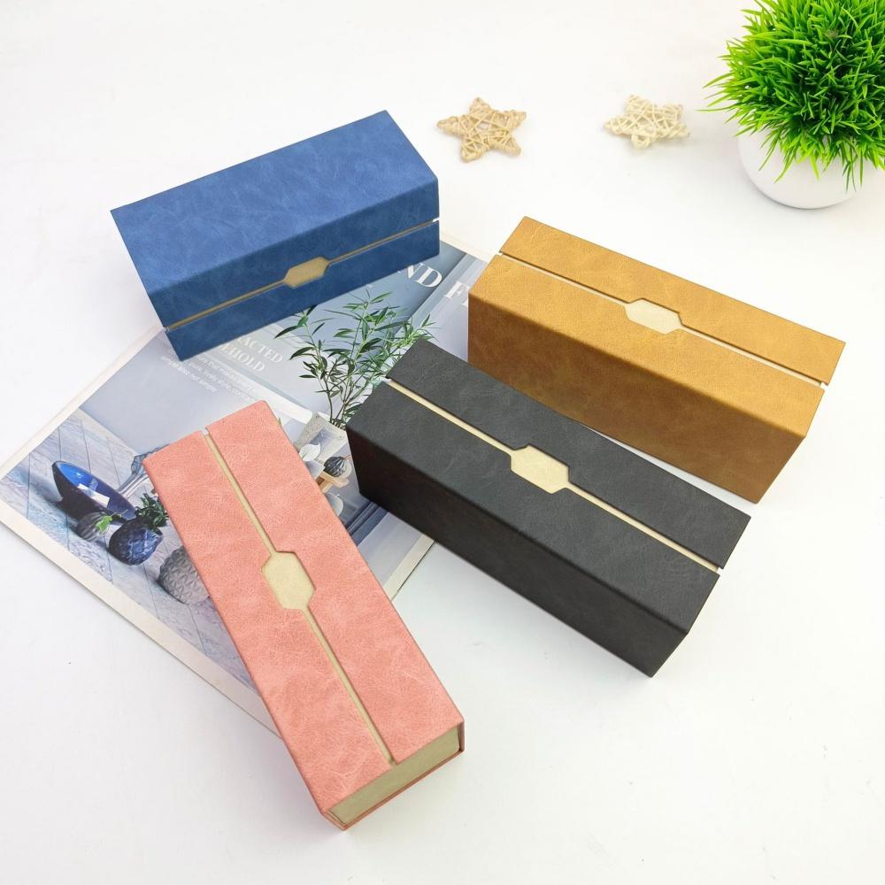 Travel Myopia Glasses Case Portable 2 Pair Eyeglasses Holder Double Layer Glasses Box Dual Compartment For Bags Pockets Daily