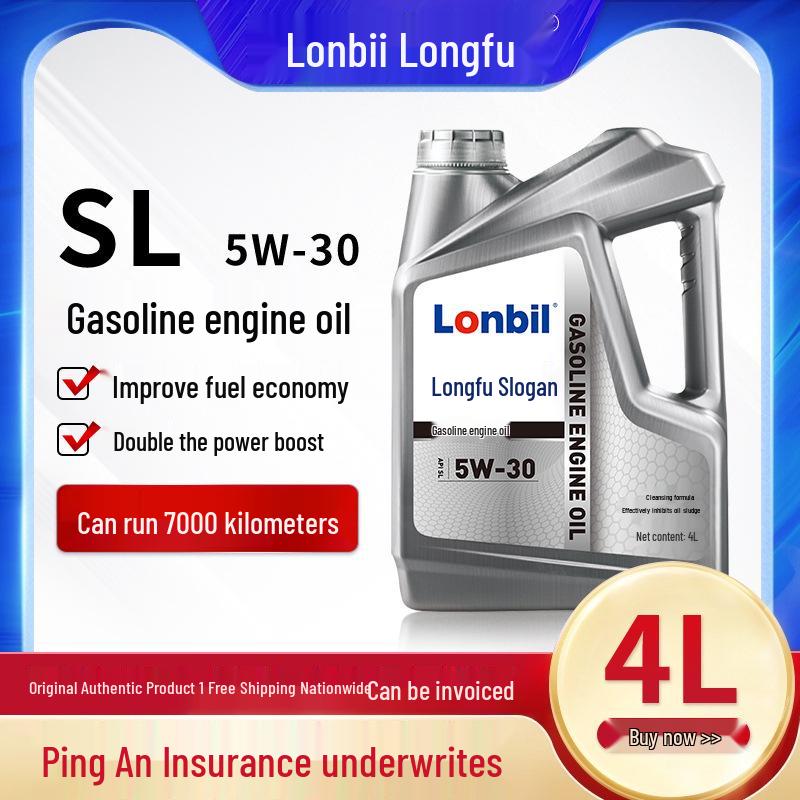 All-Season Fully Synthetic 5W40 Engine Oil for Gasoline Engines, SN/SL Grade