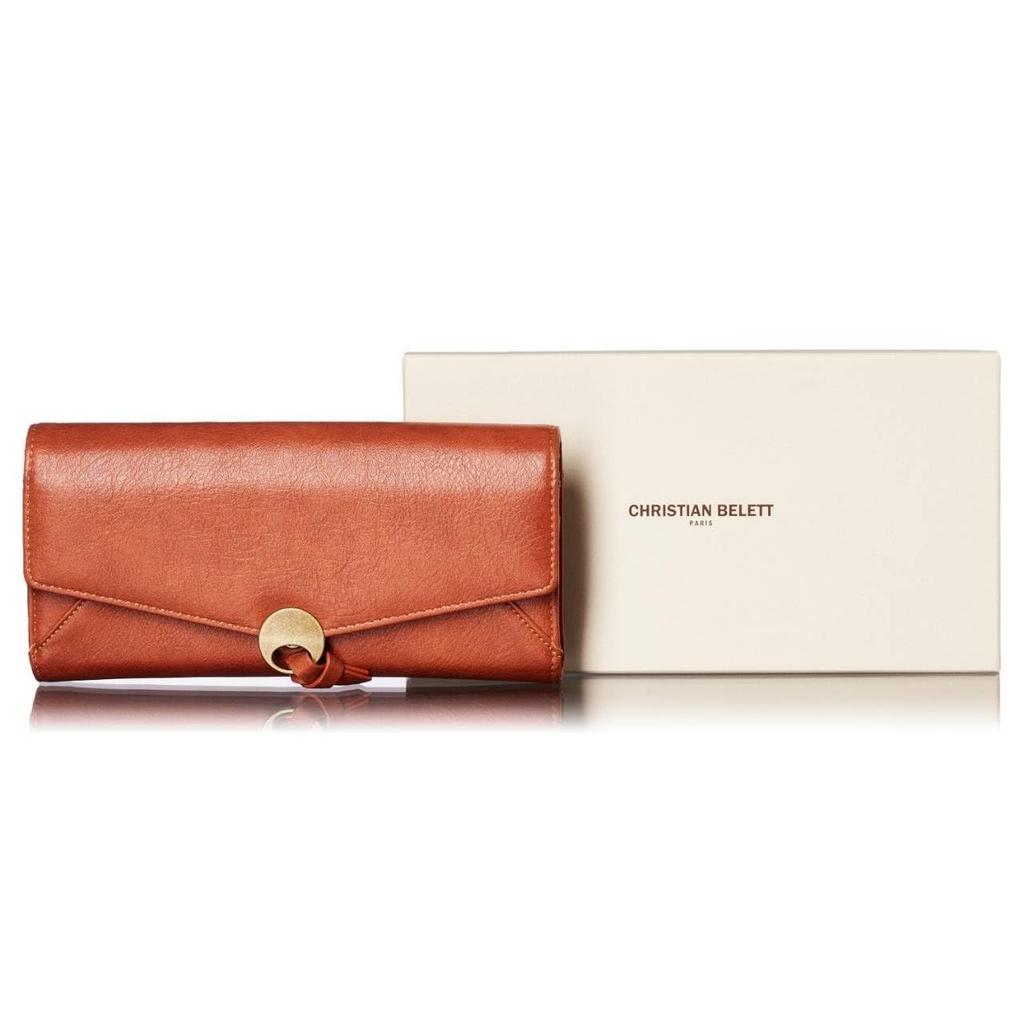 Long Large Brand Vertical Card Synthetic Featured In Anan Day Gift Box Included [CHRISTIAN BELETT] Women's Wallet, Capacity, Name, Slots, Leather,