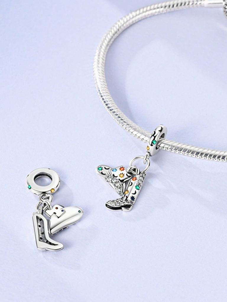 Charms Plata Artistic Painting Camera Pos Beads Copper Plated Fit Copperoriginal Bracelet For Jewelry Making Diy Charm