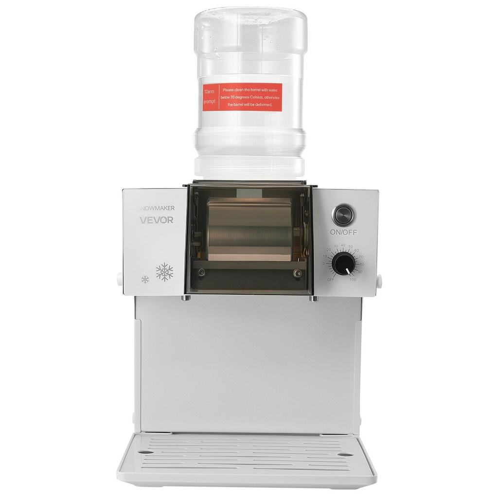 Snowflake Ice Machine, 60KG/24H Snowflake Ice Maker, Ice-Shaver Machine with Stainless Steel Blade, Electric Snow Cone Maker with 1.8L Tank, 90S Fast
