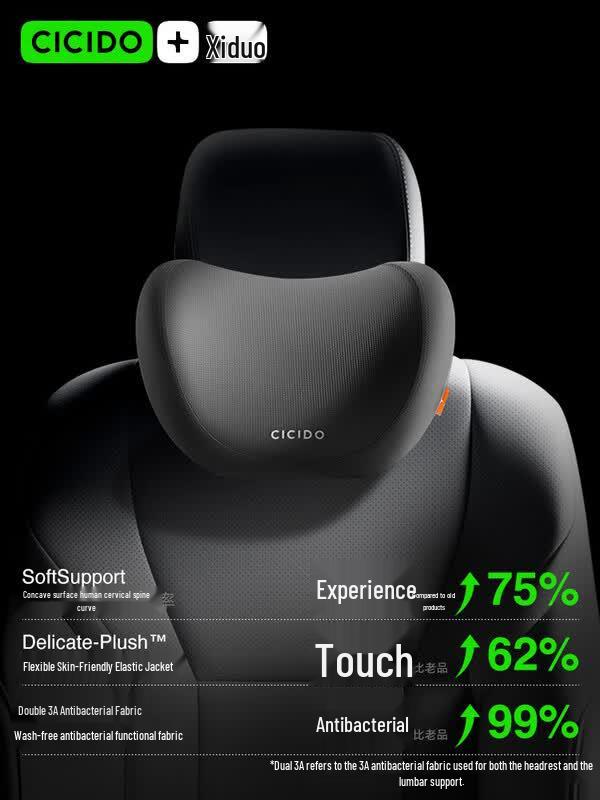 Xiduo Cloud Valley Headrest and Lumbar Support Set грязно-белый