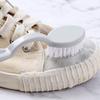 Dual Head Shoe Brush   Handle Cleaning Brush Soft   Hanging Hole Plastic Comfortable Grip Shoe Scruber