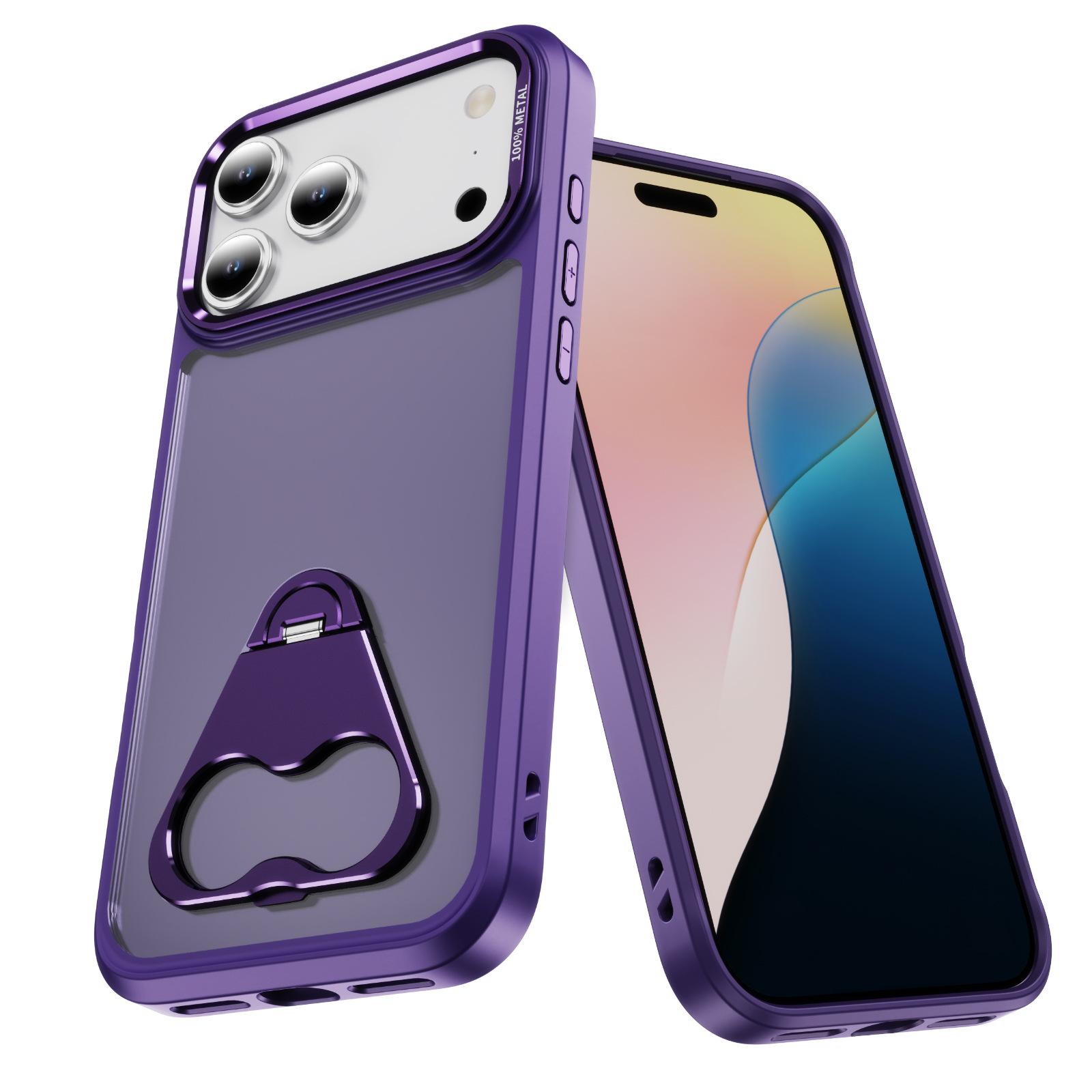 

Чехол для мобильного телефона Высококлассный треугольный кронштейн Вращающееся кольцо Креативная аппаратная рамка для объектива для чехла для мобильного телефона IPhone17 For iPhone11