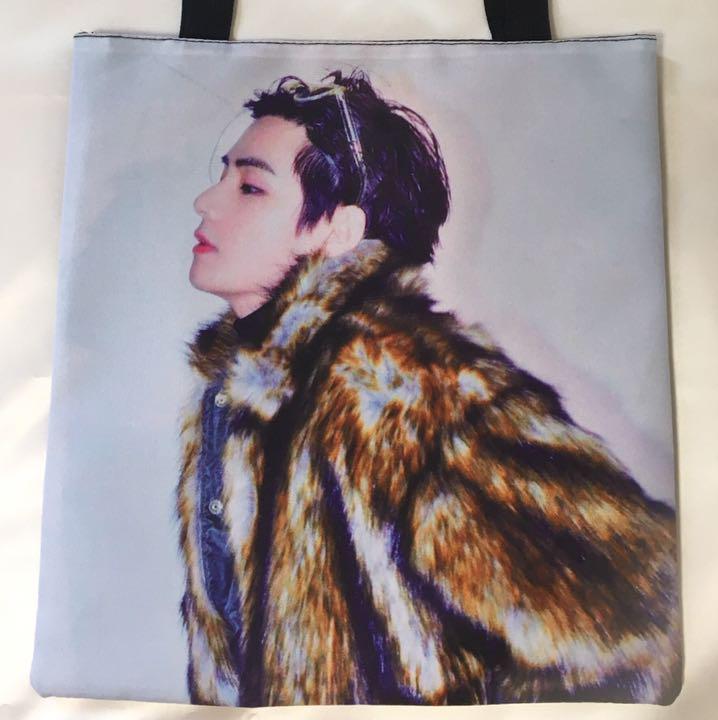 [USED] BTS Taehyung V Tote Bag Bangtan Boys
