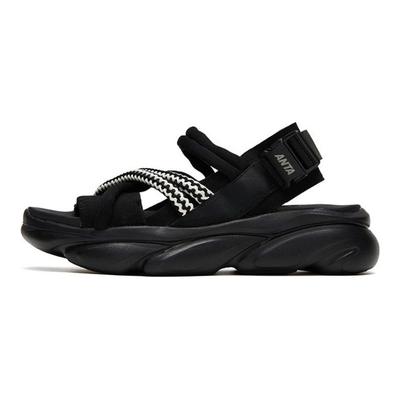 Sandales de Sport Confortables Chaussures Femme Noir Blanc 922326965-1