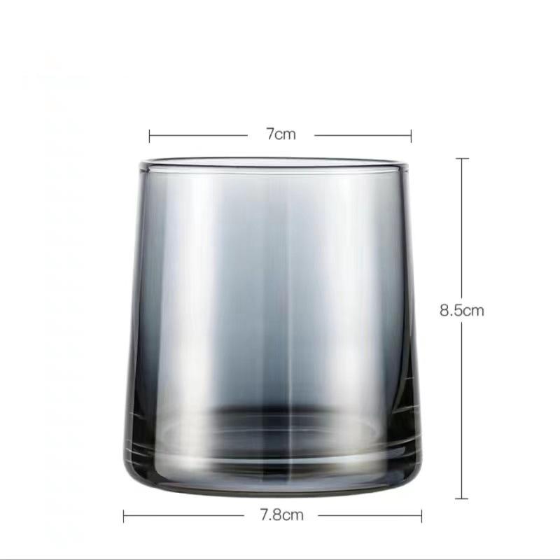 270ml 9.3oz Thick Bottomed Coffee Cup Modern Household Whiskey Glass Beverage Cup Cold Drink Mug Creative Cocktail Beer Glasses