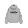 Hoodie Fear of God Essentials Fleece Hellgrau