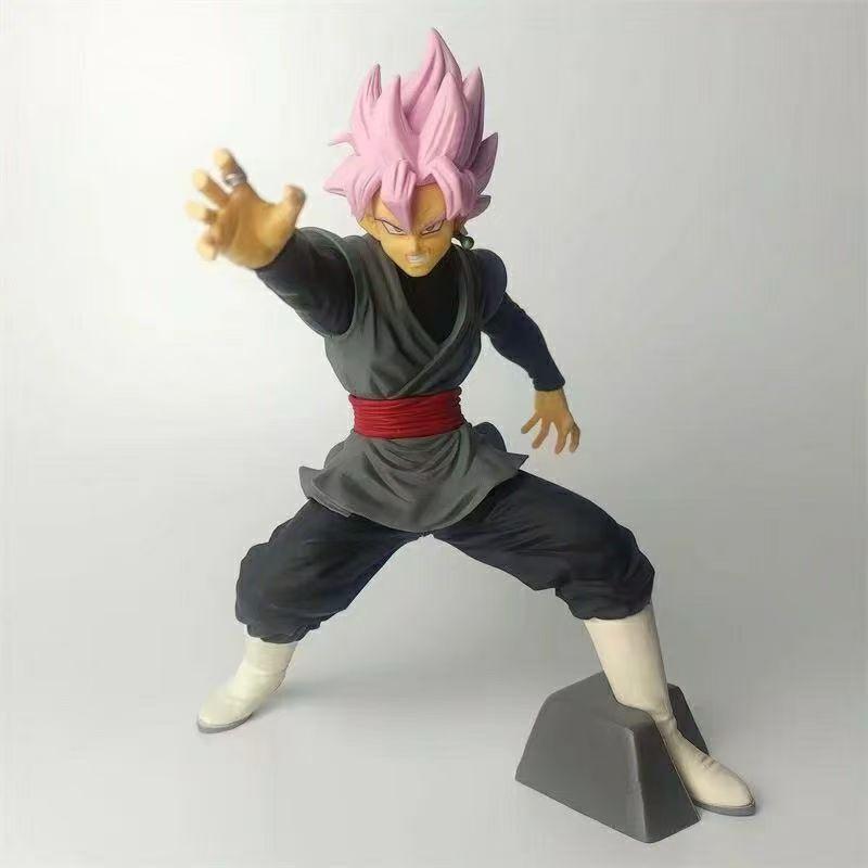 

Dragon Ball Z Anime Figure Burst Peach Red Black Goku Model Doll Statue Action Figure Scene Collectible Model Toy Gift