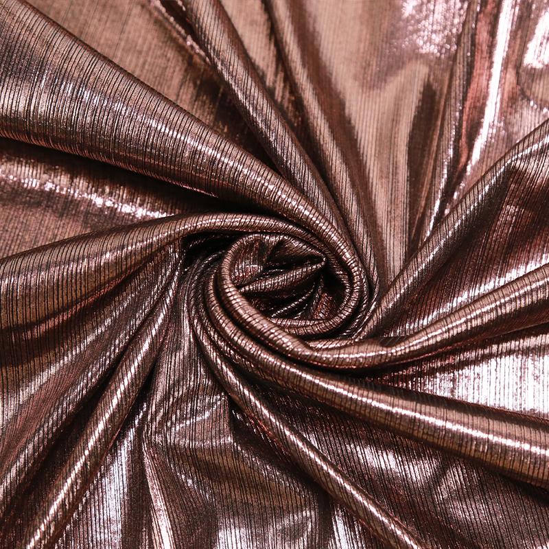 Sparkling Elastic Fabric for Dance Wear Costumes Dress Gilded Soft Stretch Fabric Background Decoration Clothing DIY Material