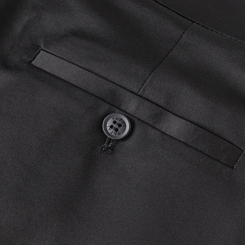 FAPAI Men's Cooling Silk-Blend Business Casual Straight-Leg Pants