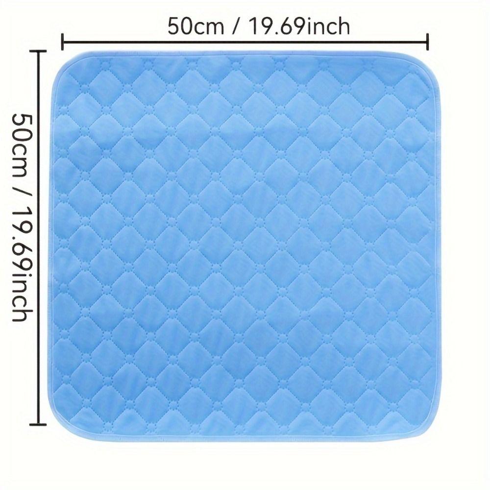 Car Mat Washable Wheelchair Seat Cushion Soft Leak-proof Urine-proof Pad Solid Color Non-slip Chair Cushion Pet