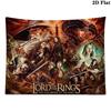 Lord Rings Wall Tapestry Aesthetic Wall Hanging Printed Fabric Blanket Decorative Tapestries for Bedroom Living Room Home Decor