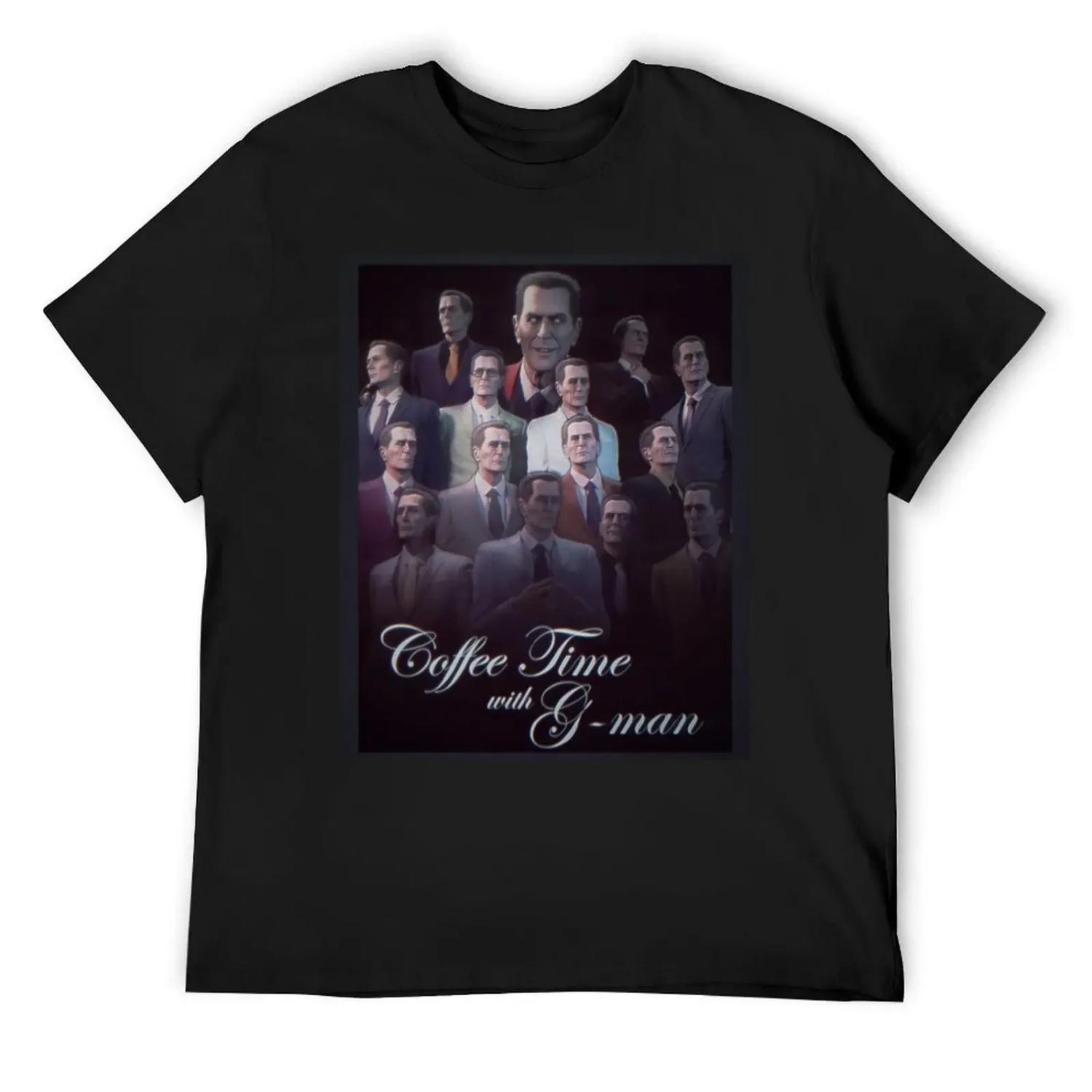 Coffee Time with G-man Poster T-Shirt cute tops topping luxury t-shirt designer shirts t shirts for men pack S