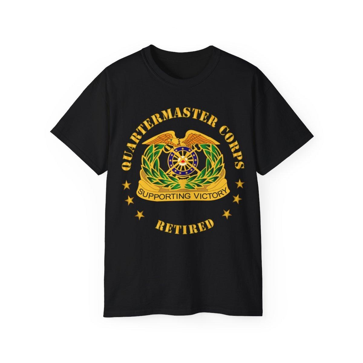 Classic - Army - Quartermaster Corps Regiment - Retired Unisex T-Shirt XL