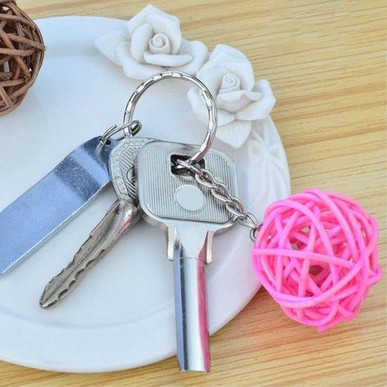 50Pcs/Set 25mm Metal Split Blank Key Chain Ring Holder Craft DIY Accessories