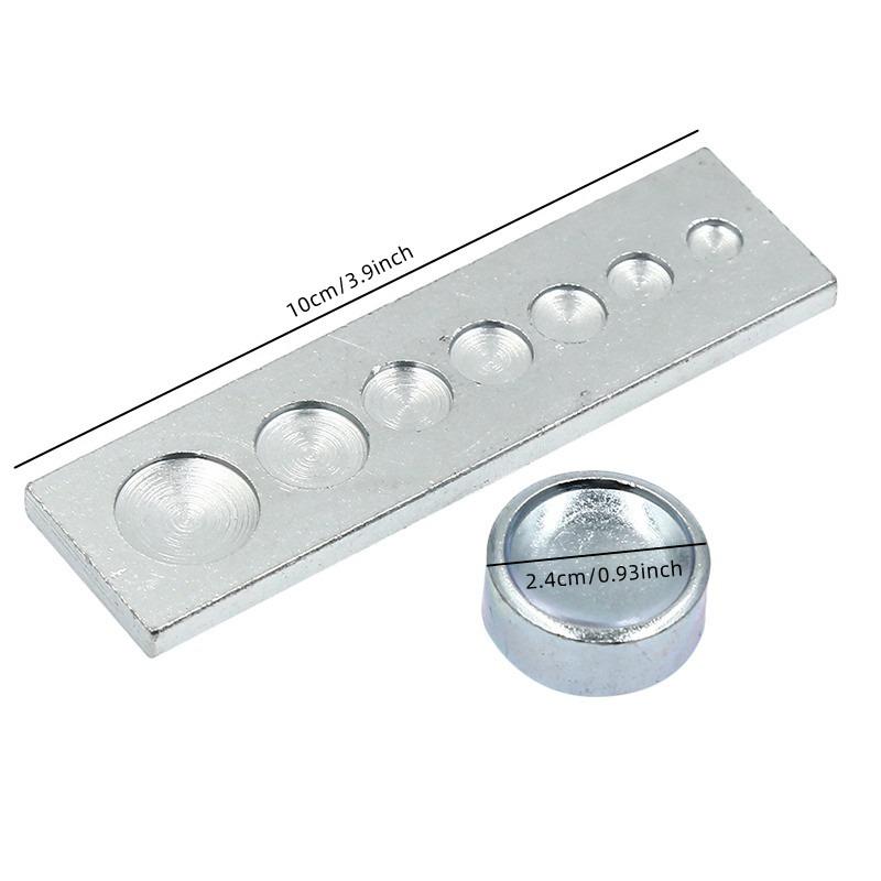 11Pcs Snap Rivet Fastener Buttons Installation Tool Kit For DIY Leather Crafts Hand Punch Tool Set Portable Tool New
