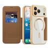 For iPhone 17 Pro Max Case Compatible with MagSafe Rhombus PU Leather Phone Cover