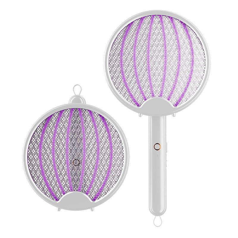 Rechargeable Folding Mosquito Swatter Fully Automatic Intelligent Fly Swatter Household USB Mosquito Repellent New