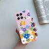 For Huawei X8 Case Fashion Flower Cartoon Pattern Soft Silicone Back Cover For Honor X8 4G TFY-LX1 TFY-LX2 TFY-LX3 HonorX8 Funda