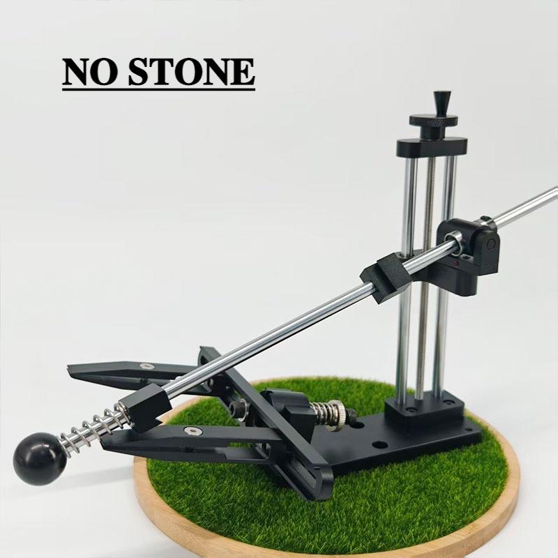 Aluminum Alloy Home Kitchen Diamond Black Fixed Angle Knife Sharpener Reversible Adjustable Professional Knife Sharpener 360° As Photos