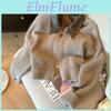 Knit Y2k Thick Womens Knitwear Blouse Tops Sweater Cardigan With Zip Up Short Coat For Women Streetwear Korean Style 2023