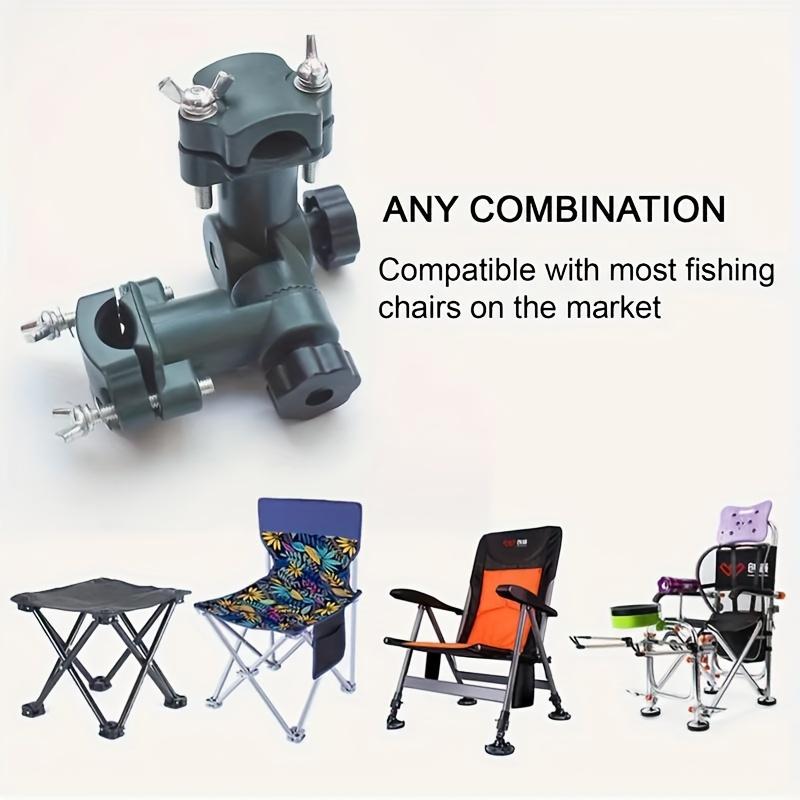 1 Stück Universal Doppelfaltverbinder, Multifunktionale Angelbox, Angelstuhl, Angelhocker Halterungszubehör, Schnappverbinder