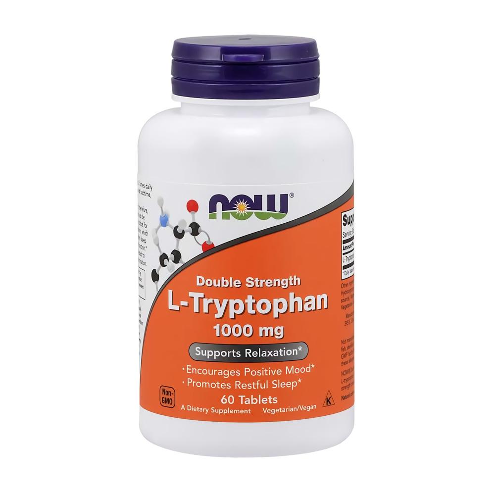 Double Strength L-Tryptophan 1000 Mg, 60 Tablets