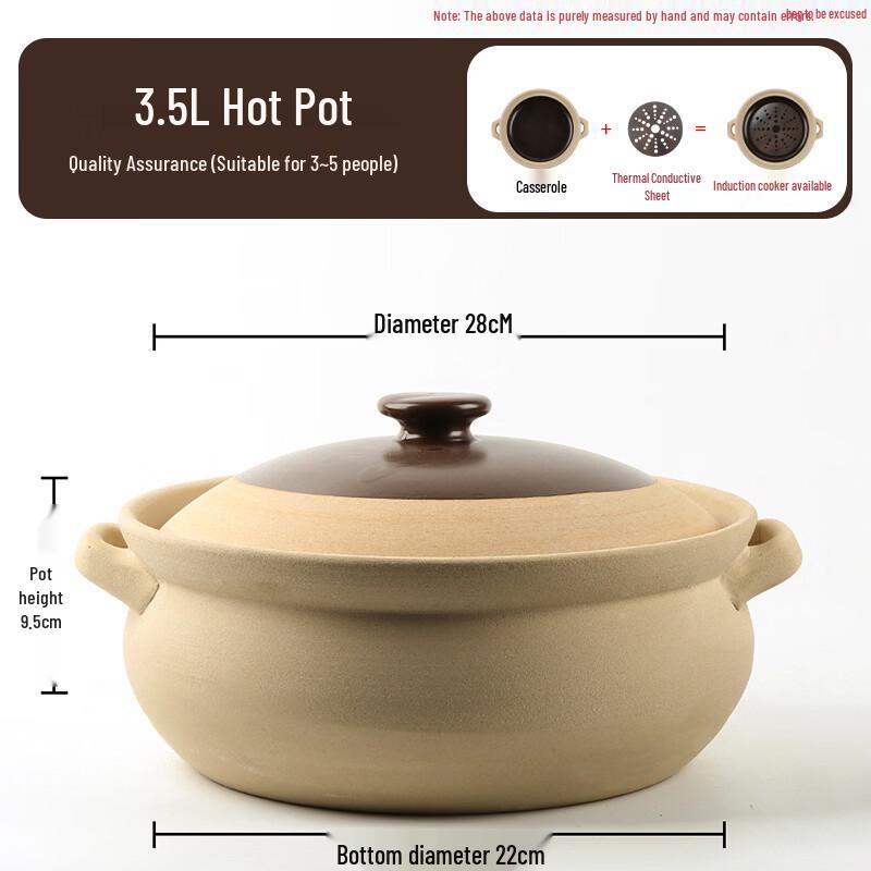 Керамическая кастрюля LISM 3,5 л
